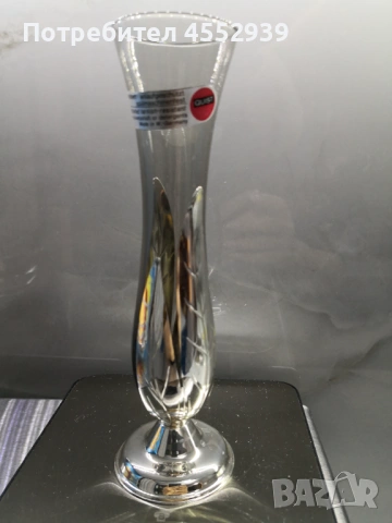 Посребрена нова ваза, снимка 4 - Вази - 53649618