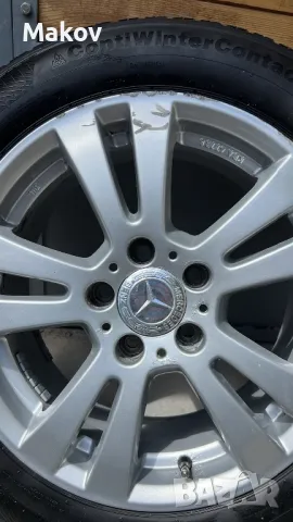 5х112 16 Джанти с Гуми Mercedes C E Class W204 Facelift , снимка 2 - Гуми и джанти - 50155162