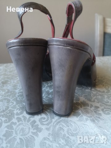Дамски обувки сиви номер 38, снимка 6 - Дамски обувки на ток - 41058053