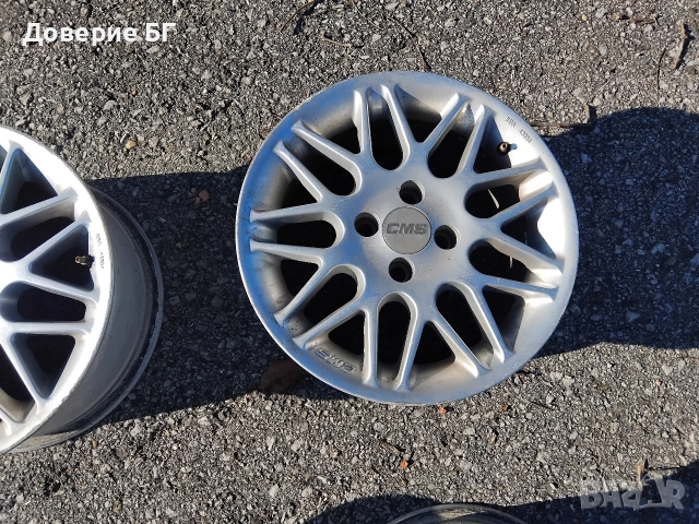 Продавам комплект 4 броя алуминиеви лети джанти марка CMS, Dacia Renault Volkswagen , снимка 7 - Гуми и джанти - 52806801