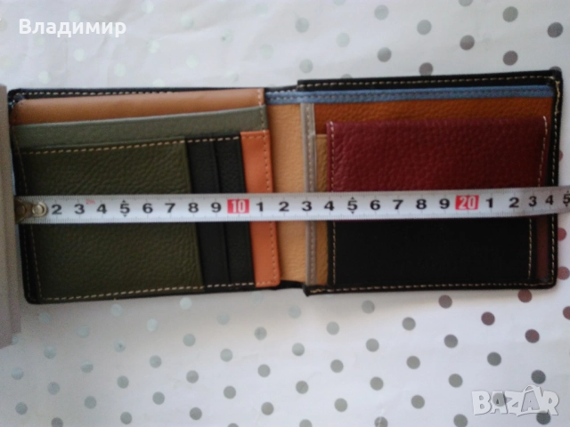 Мъжки портфейли естествена кожа , снимка 8 - Портфейли, портмонета - 52453339