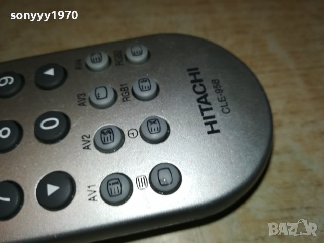 HITACHI CLE-958 TV/DVD REMOTE ВНОС SWISS 1101231040, снимка 9 - Дистанционни - 39263606