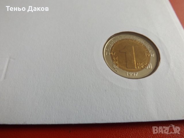 Numisbrief Numiscover Evita Peron 1 peso 1997, снимка 2 - Нумизматика и бонистика - 40860212