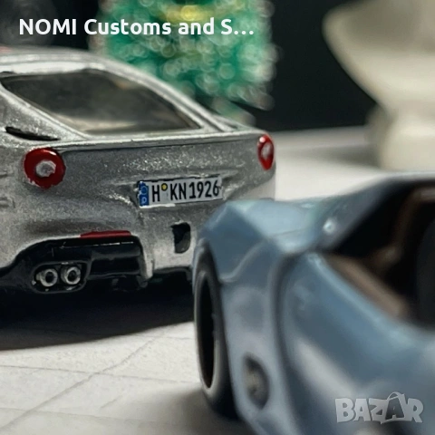 Hot Wheels Ferrari F12 Berlinetta & Porsche 918 Spyder, снимка 8 - Коли, камиони, мотори, писти - 53019850