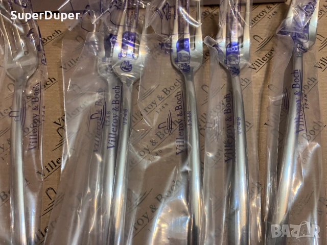 Villeroy & Boch десертни вилички § лъжички х 6 бр, снимка 2 - Прибори за хранене, готвене и сервиране - 52858024
