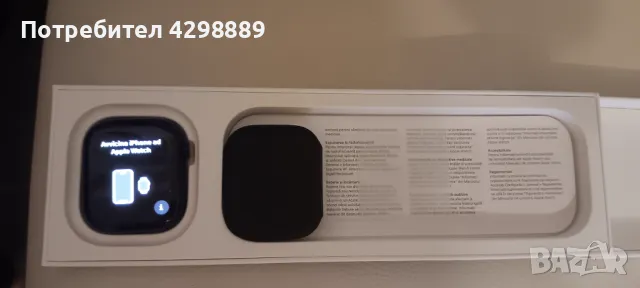 Нов часовник Apple Watch S10 GPS 46mm Jet Black Alu Case,Black Sport Band  850 лв., снимка 2 - Смарт гривни - 47958088