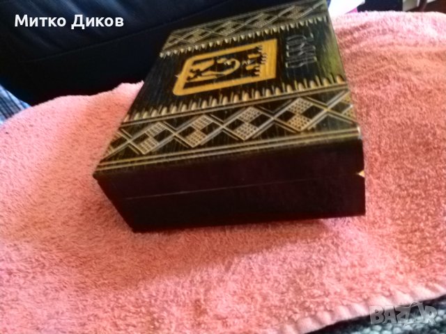 Дървена кутия Лвов Украйна от соца 200х140х55мм, снимка 6 - Декорация за дома - 41628101