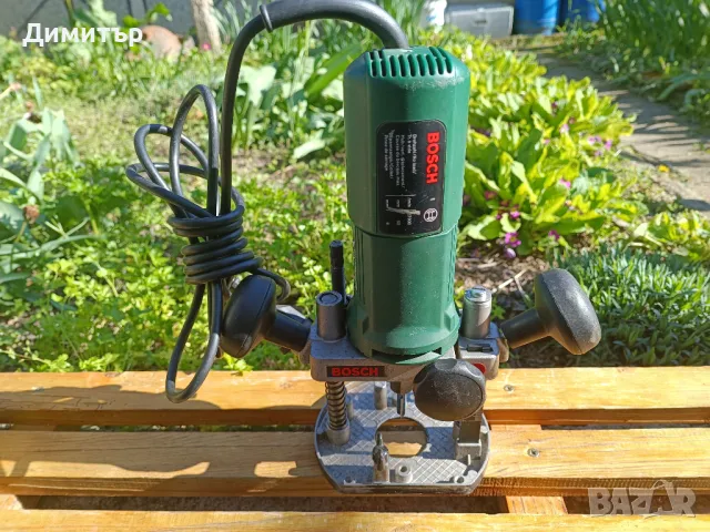 Bosch POF 500 A оберфреза/прав шлайф с плот 500 W, снимка 10 - Други инструменти - 49884667