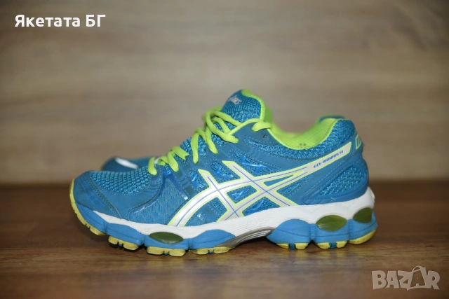 Asics Оригинални дамски маратонки 38 номер сини, снимка 2 - Маратонки - 53796471