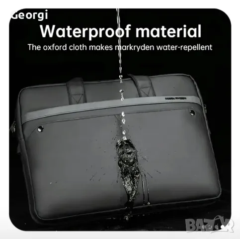 Мъжко луксозно офис куфарче за Лаптоп MARK RYDEN*/ Бизнес чанта от Оксфорд материя!, снимка 4 - Чанти - 49353125