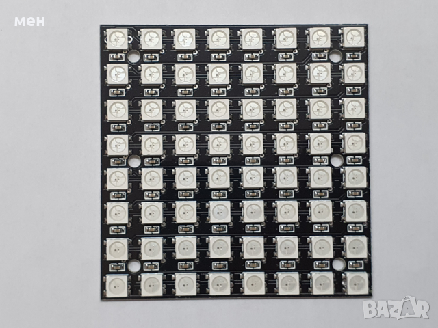  WS2812 matrix: 8x8, Намалени 16x16, 8x32 , снимка 4 - Друга електроника - 34291397