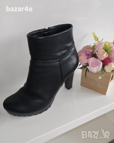 Боти естествена кожа, 40 номер, Gotti, черни, снимка 8 - Дамски боти - 53231146