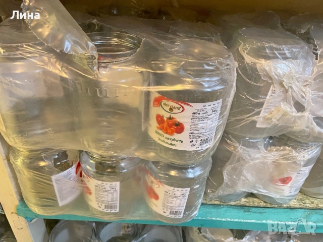 Стъклени буркани, снимка 3 - Буркани, бутилки и капачки - 53147197