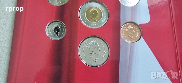 Канада. Сет 1997 година. 1 долар - юбилеен. 1987 - 1997 година. UNC., снимка 8 - Нумизматика и бонистика - 51740154