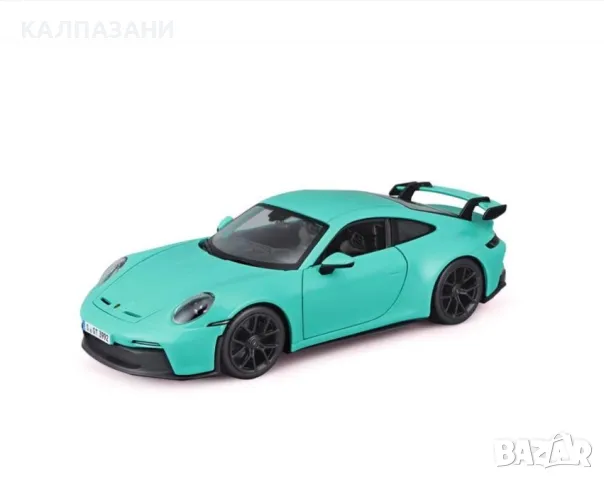 Модел автомобил BBurago 1/24 Porsche 911 GT3 18 21104, снимка 2 - Коли, камиони, мотори, писти - 49125306