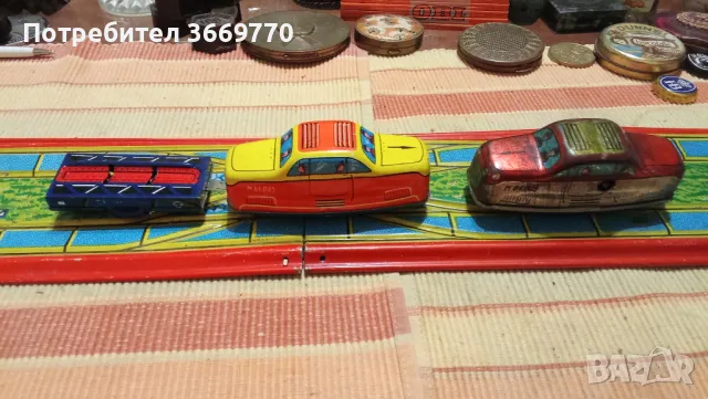 Старо метално влакче, снимка 4 - Колекции - 48575734