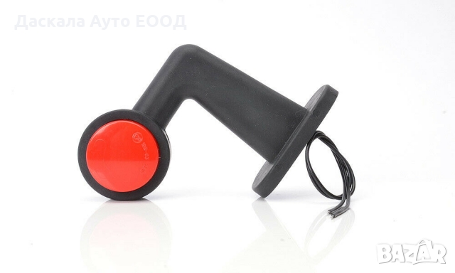 1 бр. Неон ЛЕД LED рогчета габарити 12-24V червено-бяло криво , Полша, снимка 3 - Аксесоари и консумативи - 36080247