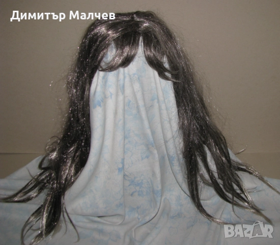 Перука от изкуствена коса 75 см прошарена на кичури, отлична, снимка 2 - Други - 52020417