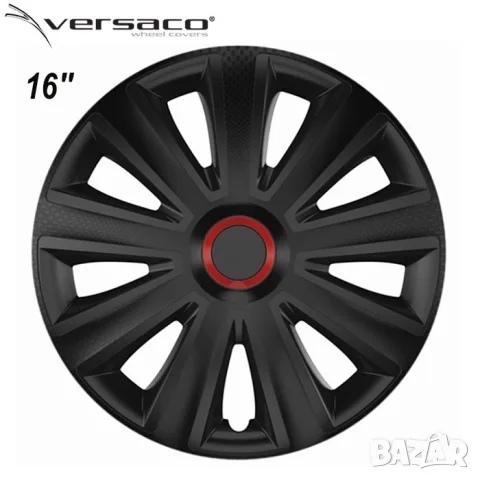 Тасове за джанти 16'' Versaco Carbon Aviator - RR Black, снимка 2 - Аксесоари и консумативи - 55861777