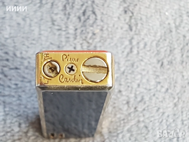 Позлатена запалка PIERRE CARDIN, снимка 3 - Антикварни и старинни предмети - 53634221