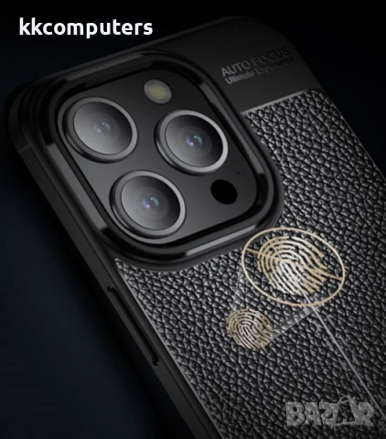 Калъф Wlons силикон Auto Focus / Като Кожа за iPhone 17 Air 6.5 / Черен Баркод : 3132918, снимка 3 - Калъфи, кейсове - 52399639