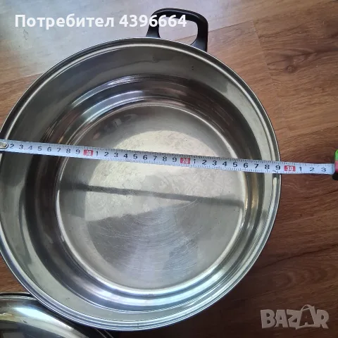 голяма тенджера с капак, снимка 3 - Съдове за готвене - 55976926