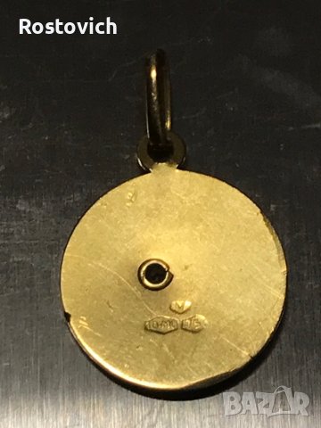 Златен медальон "Нефертити"., снимка 4 - Колиета, медальони, синджири - 38774678