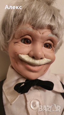 Автентичен, ръчно изработен веселяк с брачна халка:), порцелан, Норвегия., снимка 2 - Колекции - 38734135