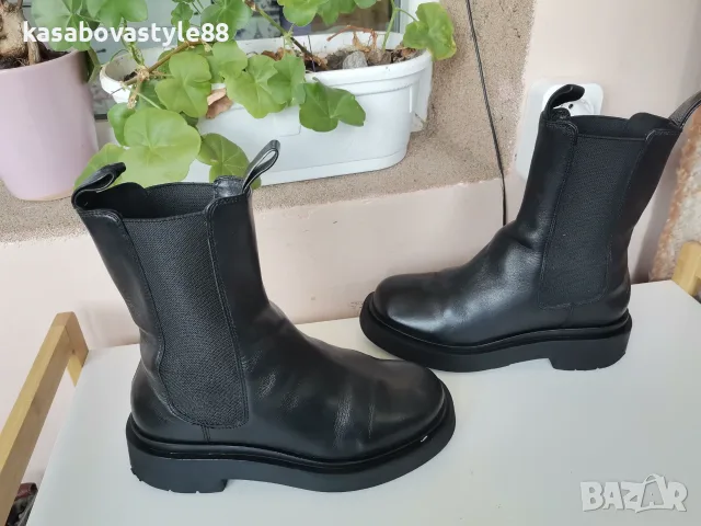 Дамски боти Естествена кожа 36 н. , снимка 5 - Дамски боти - 56299383