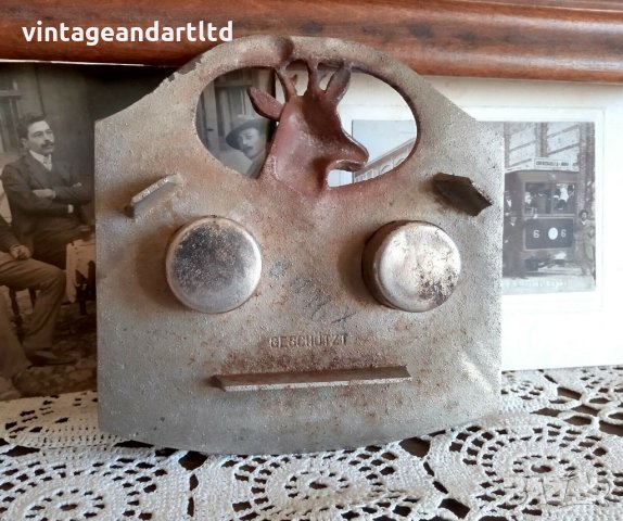 Стара мастилница, Германия, GESCHUTZT, снимка 4 - Други ценни предмети - 35604973