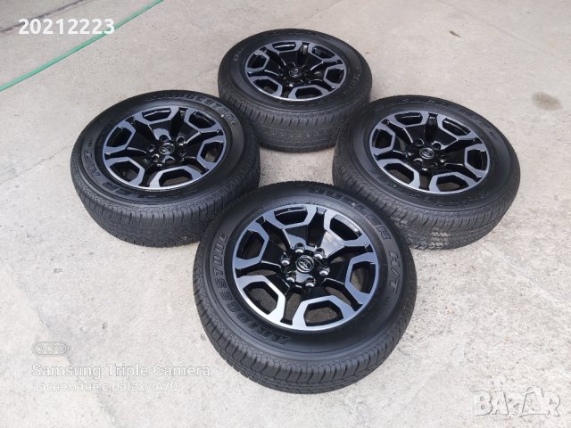 4 броя алуминиеви джанти с летни гуми за TOYOTA HILUX VIII FACELIFT  18, снимка 8 - Гуми и джанти - 41632758