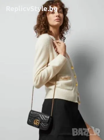 Дамска чанта Gucci в 3 цвята, снимка 4 - Чанти - 49131671