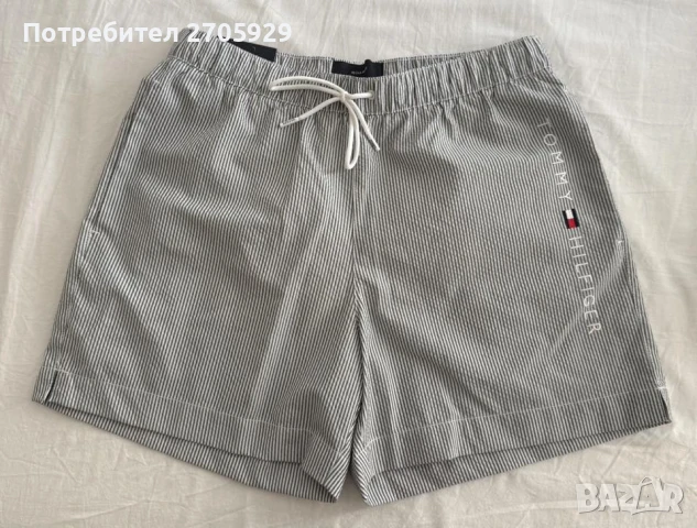 Нов Tommy Hilfiger мъжки бански, размер М, снимка 8 - Бански - 51003857