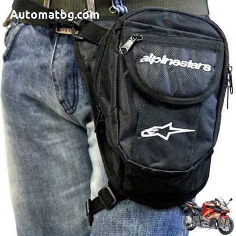 Мото раница Automat, Раница за кръста и крака, Водоустойчива, Черна, снимка 3 - Аксесоари и консумативи - 35899585