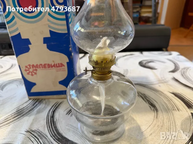 Ретро газена лампа, снимка 2 - Антикварни и старинни предмети - 55961290