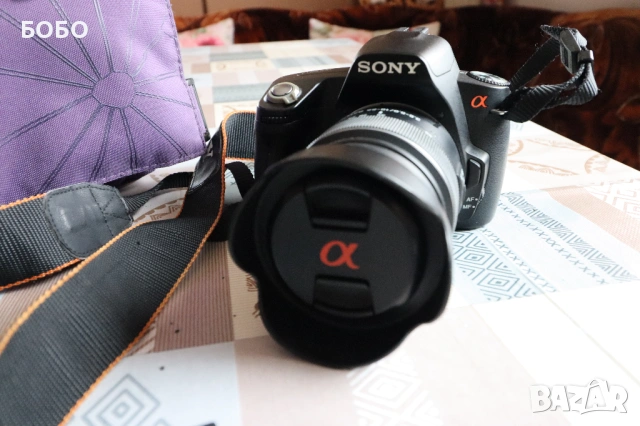 Фотоапарат Sony Alpha A290 с чанта и всички консумативи