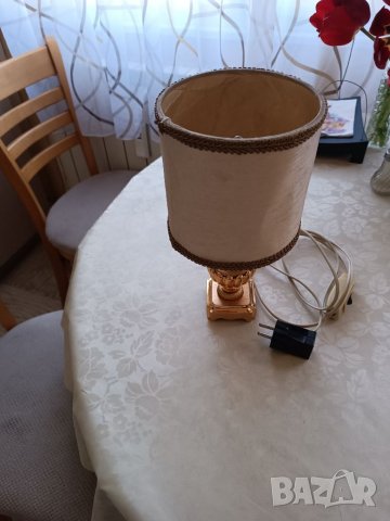 Стара медна нощна лампа, снимка 6 - Антикварни и старинни предмети - 40445796