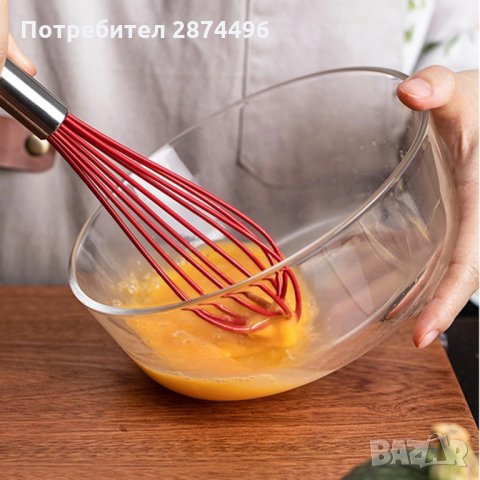 1748 Комплект прибори за готвене и сервиране от силикон, 10 бр., снимка 5 - Прибори за хранене, готвене и сервиране - 34659142