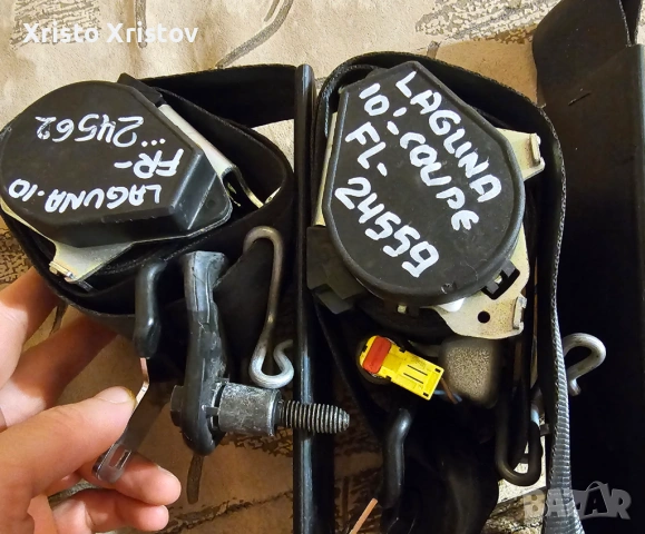 Предни ляв и десен ппедпазни колани Laguna