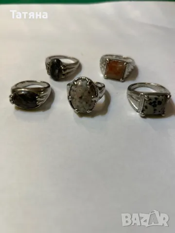 Дамски пръстени от естествени камъни, снимка 4 - Пръстени - 47721797