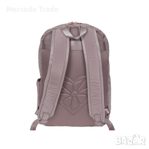 Ученическа раница Mercado Trade, За момичета, Розова с надписи, снимка 3 - Раници - 41806819