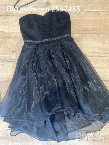Черна рокля Caramella Fashion, снимка 4 - Рокли - 41816243