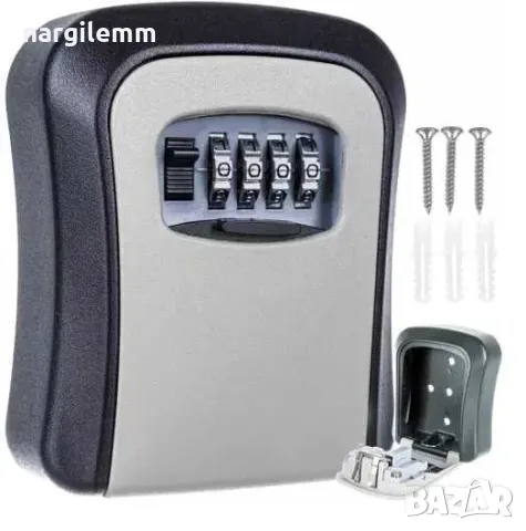Kутия за ключове с код метална, сейф, Airbnb, Booking, гараж, снимка 2 - Запалки - 49224354