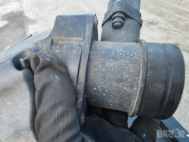 Филтърна кутия и дебитомер за Фолксваген поло 6н2 , снимка 3 - Части - 52268250