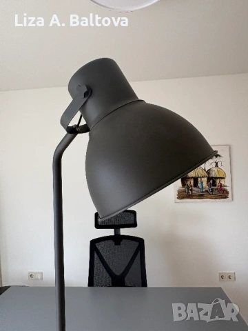 Лампион - стоящ - сив - Икеа- HEKTAR, снимка 4 - Други - 53692601