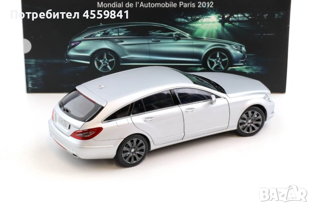 НОВ Norev 1:18 Mercedes-Benz CLS Shooting Brake X218 Dealer Edition, снимка 4 - Колекции - 53612488
