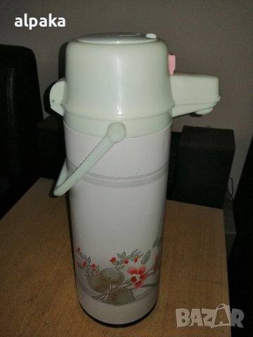 Продавам ретро термус с помпа, 2.5литра, снимка 4 - Термоси - 40304773