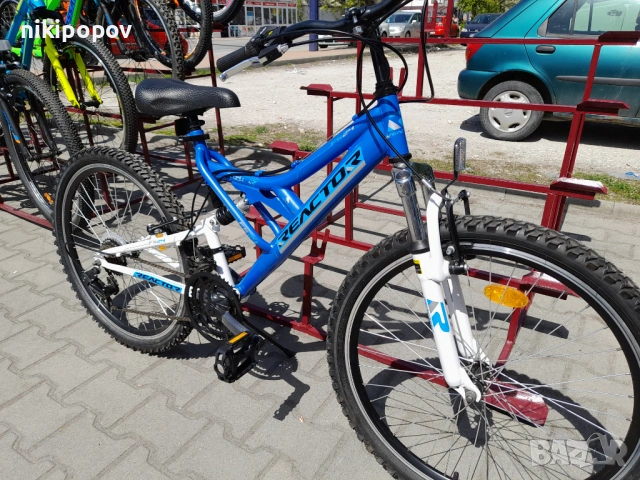 REACTOR Велосипед 24" FREAK син, снимка 5 - Велосипеди - 53839441