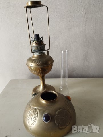 стара френска газова /газена/ лампа, снимка 4 - Други ценни предмети - 41797110