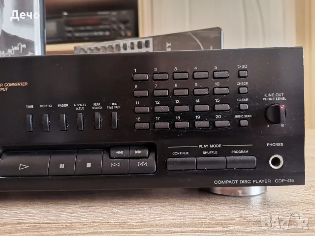 Cd player Sony cdp-415, снимка 3 - Декове - 54752478